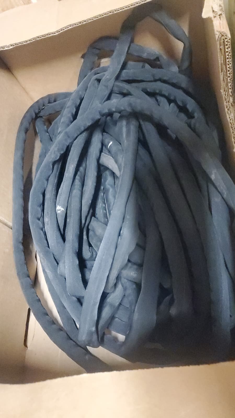 Expandable fabric garden hose