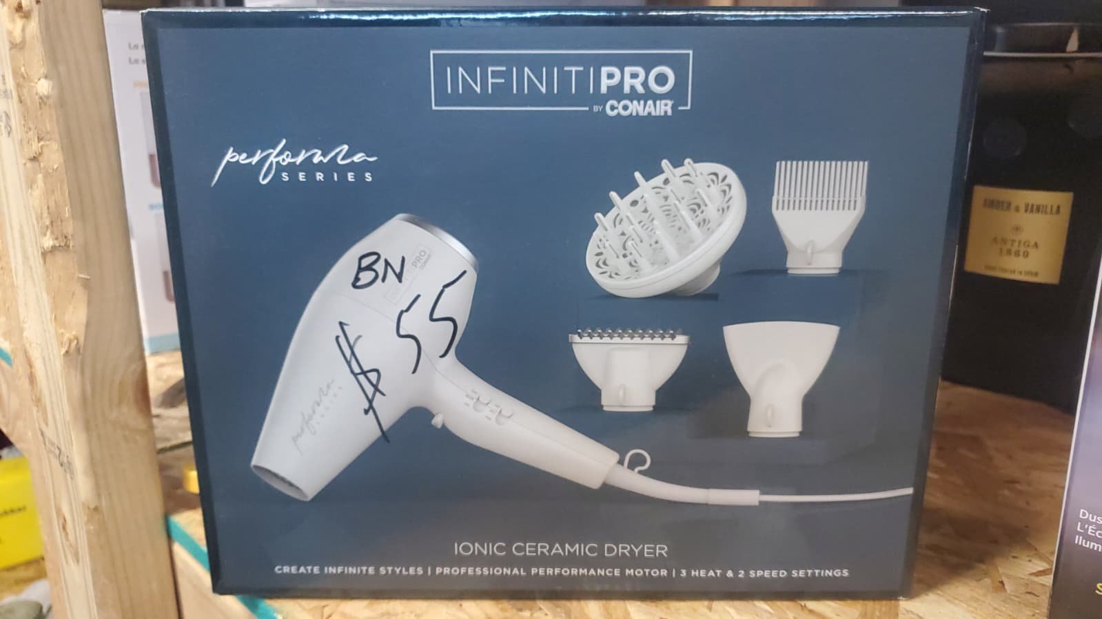 INFINITIPRO by CONAIR Performa Series Ionic Ceramic Hair Dryer + Accessories - Image 3
