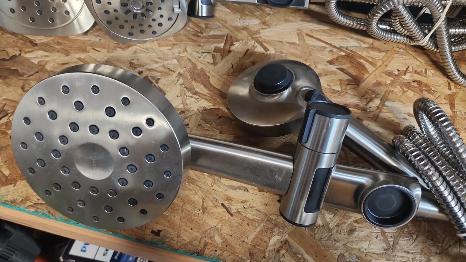 Kohler Adjustable 3in1 Multifunction Shower Head Combo Brushed Nickel