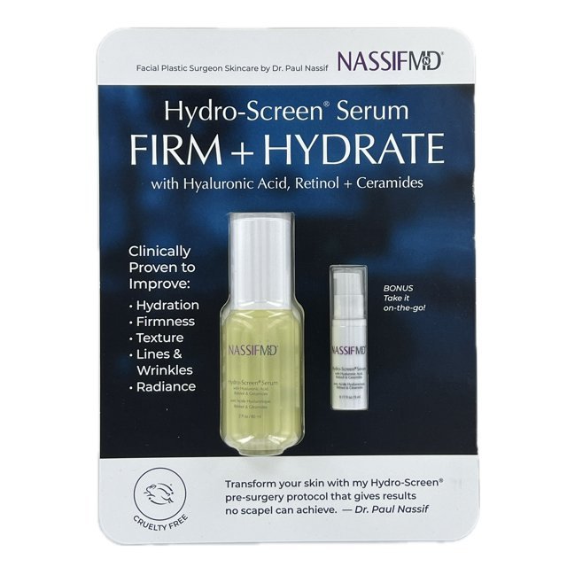 NassifMD Hydro-Screen Serum Firm + Hydrate