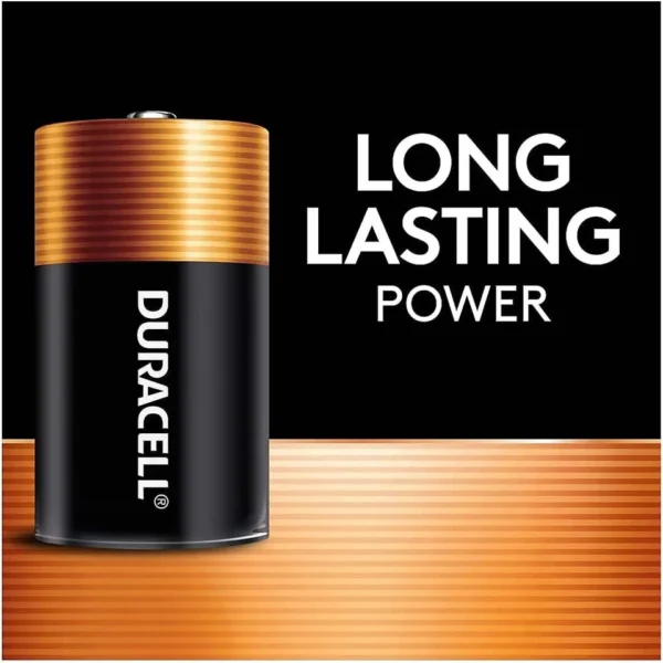 Duracell Coppertop D Alkaline Batteries, Box of 12