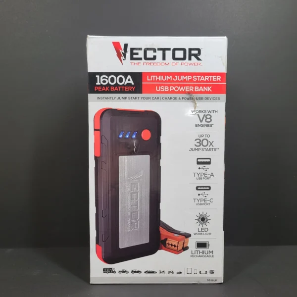 Vector Jump Starter and Power Bank 1600A