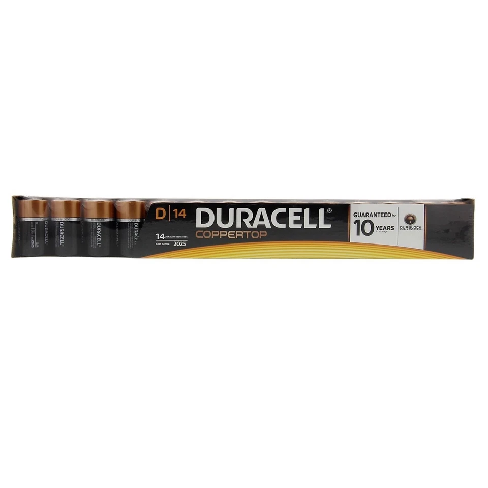 Duracell D Alkaline Batteries, 14-count Pack - Image 3