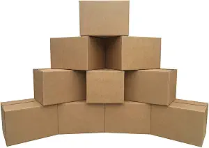 BOX USA Moving Boxes Medium 18L x 14W x 12H 10-Pack  Corrugated Cardboard Box for Shipping, Mailing, Packing, Packaging and Storage 18x14x12