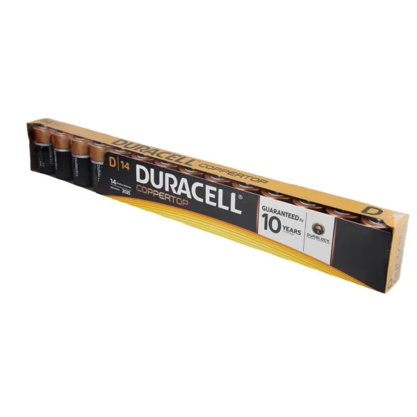 Duracell D Alkaline Batteries, 14-count Pack