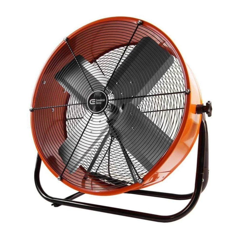 24 in. 2-Speed Heavy Duty Tilt Drum Fan