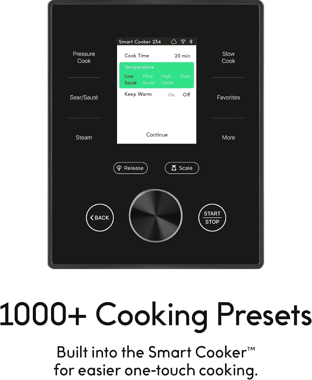 CHEF iQ Smart Pressure Cooker with WiFi and Built-in Scale - Easy-to-Use 10-in-1 Multicooker with 500+ Guided Recipes - Rice Cooker, Slow Cooker, Instant Meals for Foodies - 6 Quart - Family Size - Image 4