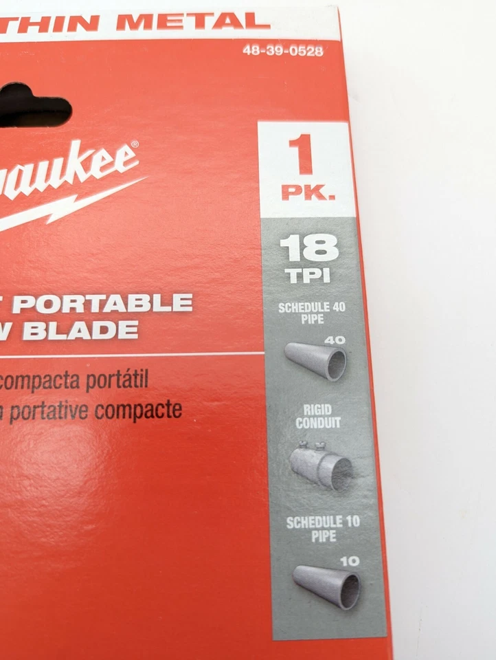 Milwaukee 48-39-0528 35-38 in. 18 tpi. Compact Band Saw Blade 1 pk - Image 3